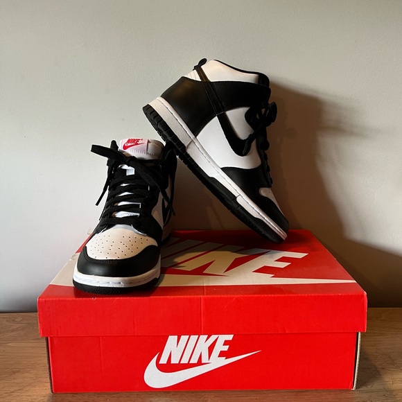 Brand New, In Box, Never Worn, NIKE DUNK PANDA HIGHTOPS - Picture 2 of 6